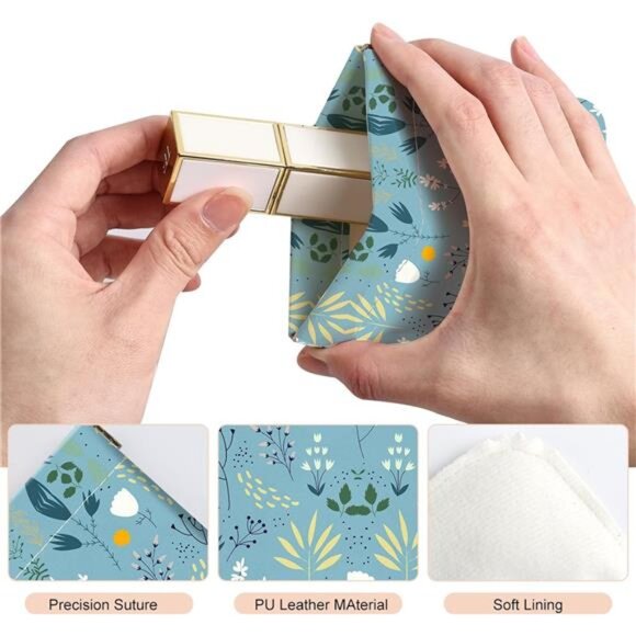 Small Coin Purse Set Mini Wallet PU Leather Change Pouch Cosmetic Bag for Women - Picture 3 of 8